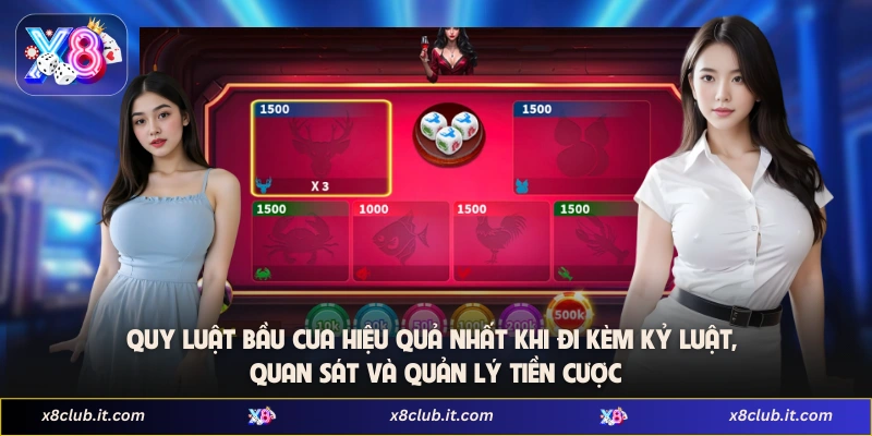 Quy Luật Bầu Cua: Tổng Hợp Nguyên Tắc Dễ Áp Dụng Tại X8 2 Quy luật bầu cua hiệu quả nhất khi đi kèm kỷ luật, quan sát và quản lý tiền cược