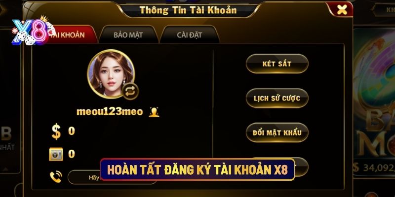 Nhà Cái X8 Nền Tảng Cá Cược Online Đẳng Cấp Hàng Đầu 10 Đăng nhập vào hệ thống