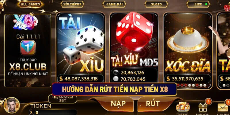 Rút Tiền X8 – Thanh Toán Nhanh, Nhận Thưởng Dễ Dàng 1 Hướng dẫn chi tiết thao tác rút tiền X8 an toàn