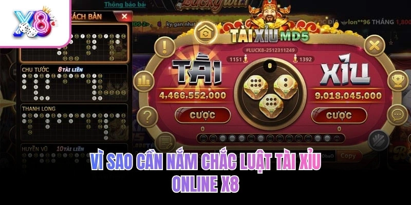 Quy Luật Chơi Tài Xỉu Online X8 – Bí Quyết Tăng Tỷ Lệ Thắng 2 Vì sao cần nắm chắc luật Tài Xỉu Online X8